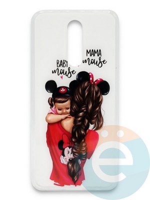 Накладка силиконовая Girl Style для Xiaomi Redmi 8 Baby Mama - фото 37274