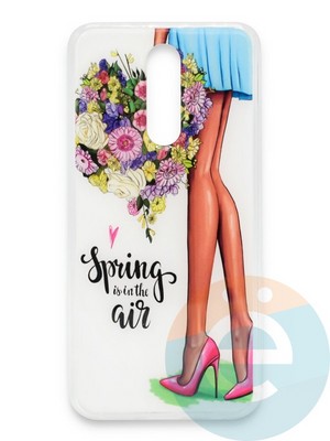 Накладка силиконовая Girl Style для Xiaomi Redmi 8 Spring Air - фото 37275