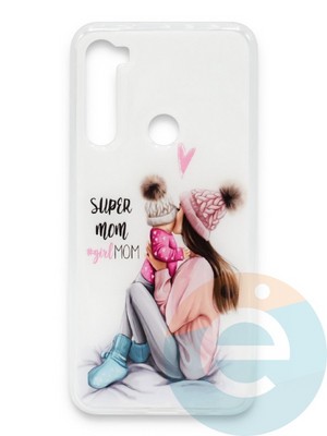 Накладка силиконовая Girl Style для Xiaomi Redmi Note 8 Super Mom - фото 37282