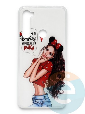 Накладка силиконовая Girl Style для Xiaomi Redmi Note 8 I Am Pretty - фото 37283