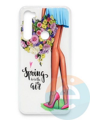 Накладка силиконовая Girl Style для Xiaomi Redmi Note 8 Spring Air - фото 37285
