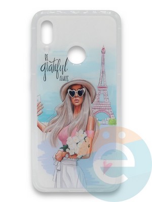 Накладка силиконовая Girl Style для Huawei Honor 10 Lite/P Smart 2019 Paris - фото 37301
