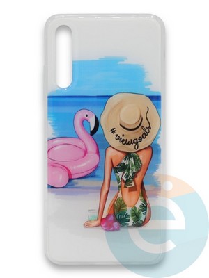 Накладка силиконовая Girl Style для Huawei Honor 9X Beach - фото 37320