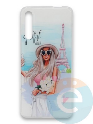 Накладка силиконовая Girl Style для Huawei Honor 9X Paris - фото 37321