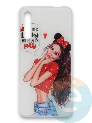 Накладка силиконовая Girl Style для Huawei Honor 9X I Am Pretty - фото 37326