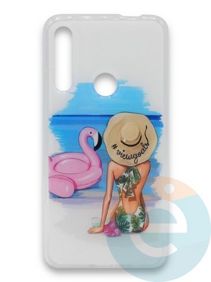 Накладка силиконовая Girl Style для Huawei P Smart Z/Y9 Prime Beach - фото 37330