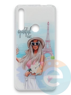 Накладка силиконовая Girl Style для Huawei P Smart Z/Y9 Prime Paris - фото 37331