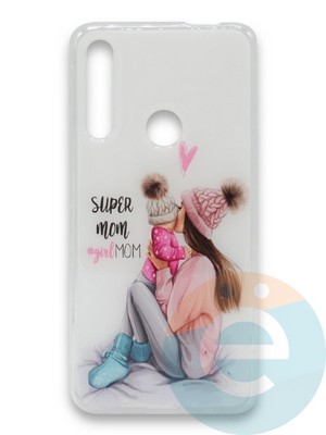 Накладка силиконовая Girl Style для Huawei P Smart Z/Y9 Prime Super Mom - фото 37335