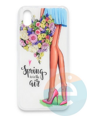 Накладка силиконовая Girl Style для Xiaomi Redmi Note 8T Super Mom - фото 37355