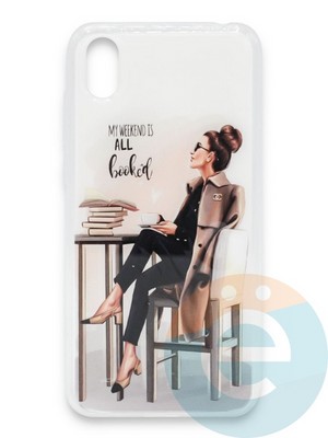 Накладка силиконовая Girl Style для Xiaomi Redmi Note 8T Baby Mama - фото 37357