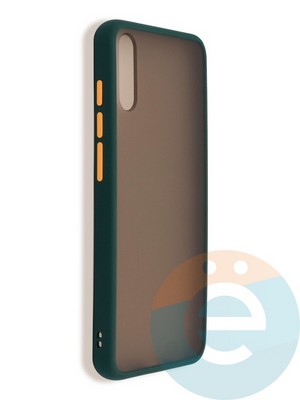 Накладка пластиковая с силиконовой окантовкой для Huawey Enjoy 10E зеленая - фото 37405