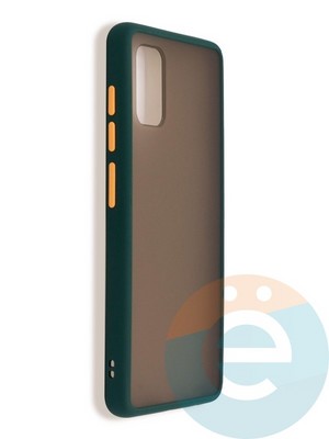 Накладка пластиковая с силиконовой окантовкой для Samsung Galaxy A41 красная - фото 37430