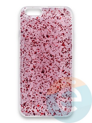 Накладка силиконовая с фольгой для Apple iPhone 5/5s/SE крсаная - фото 38039