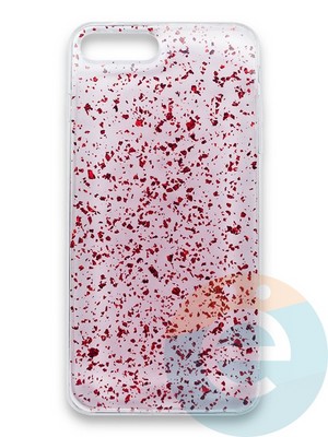 Накладка силиконовая с фольгой для Apple iPhone 7/8/SE2 красная - фото 38054