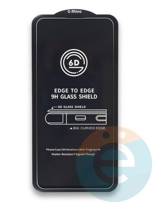 Защитное стекло 6D с полной проклейкой на Xiaomi K30/K30 Pro черное - фото 38114