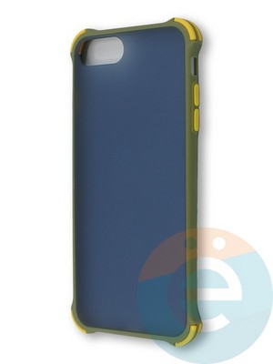Накладка пластиковая матовая с усиленными углами для Apple Iphone  6/6s/7/8 Plus хаки - фото 38367