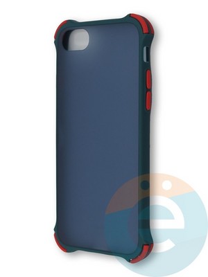 Накладка пластиковая матовая с усиленными углами для Apple Iphone  6/6s зеленая - фото 38369