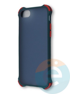 Накладка пластиковая матовая с усиленными углами для Apple Iphone  7/8/SE2 зеленая - фото 38374