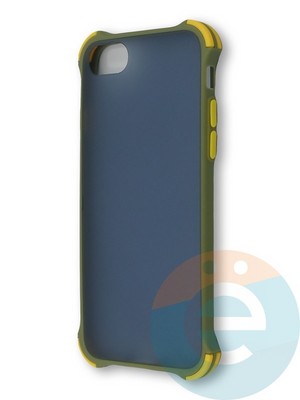 Накладка пластиковая матовая с усиленными углами для Apple Iphone  7/8/SE2 хаки  - фото 38377