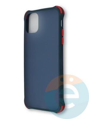 Накладка пластиковая матовая с усиленными углами для Apple Iphone 11 Pro Max зеленая - фото 38379