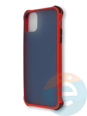 Накладка пластиковая матовая с усиленными углами для Apple Iphone 11 Pro Max красная - фото 38380