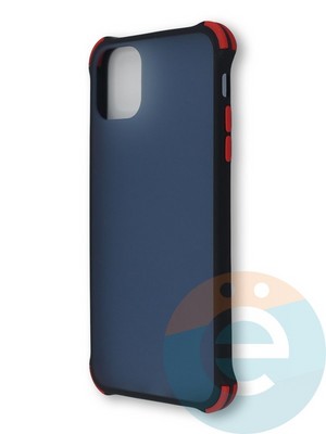 Накладка пластиковая матовая с усиленными углами для Apple Iphone 11 Pro Max черная - фото 38382