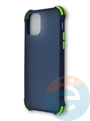 Накладка пластиковая матовая с усиленными углами для Apple Iphone 11 Pro синяя - фото 38385