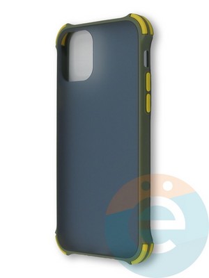 Накладка пластиковая матовая с усиленными углами для Apple Iphone 11 Pro хаки - фото 38386