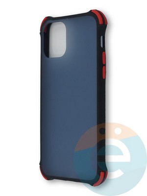 Накладка пластиковая матовая с усиленными углами для Apple Iphone 11 Pro черная - фото 38387