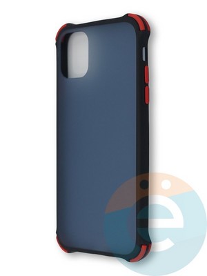 Накладка пластиковая матовая с усиленными углами для Apple Iphone 11 черная - фото 38392