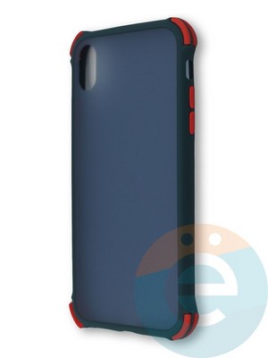 Накладка пластиковая матовая с усиленными углами для Apple Iphone Xr зеленая - фото 38398