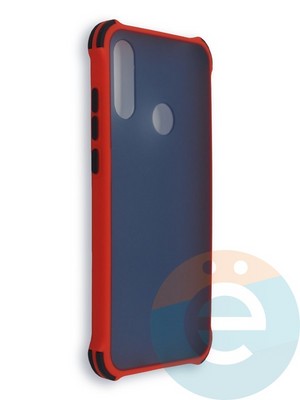 Накладка пластиковая матовая с усиленными углами для Huawei Honor 8A/Y6 2019 красная - фото 38404