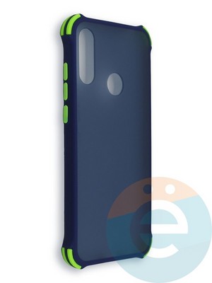 Накладка пластиковая матовая с усиленными углами для Huawei Honor 8A/Y6 2019 синяя - фото 38405