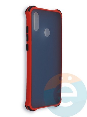 Накладка пластиковая матовая с усиленными углами для Huawei P Smart 2019/Honor 10 lite красная - фото 38414