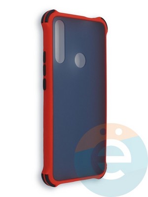 Накладка пластиковая матовая с усиленными углами для Huawei P Smart Z/Y9 2019 красная - фото 38419