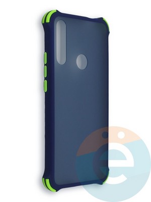 Накладка пластиковая матовая с усиленными углами для Huawei P Smart Z/Y9 2019 синяя - фото 38420