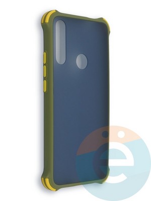 Накладка пластиковая матовая с усиленными углами для Huawei P Smart Z/Y9 2019 хаки - фото 38421