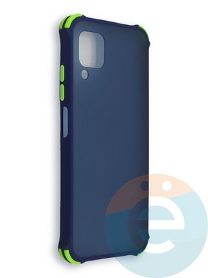 Накладка пластиковая матовая с усиленными углами для Huawei P40 lite/Nova 6SE/Nova7i синяя - фото 38425