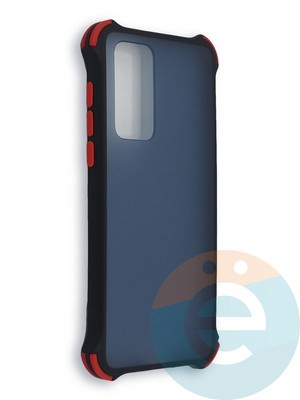 Накладка пластиковая матовая с усиленными углами для Huawei P40 черная - фото 38432