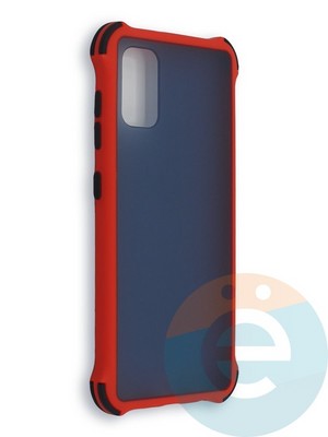 Накладка пластиковая матовая с усиленными углами для Samsung Galaxy A41 красная - фото 38454