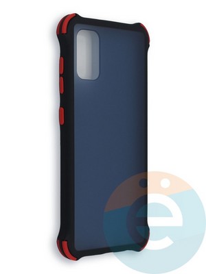 Накладка пластиковая матовая с усиленными углами для Samsung Galaxy A41 черная - фото 38457