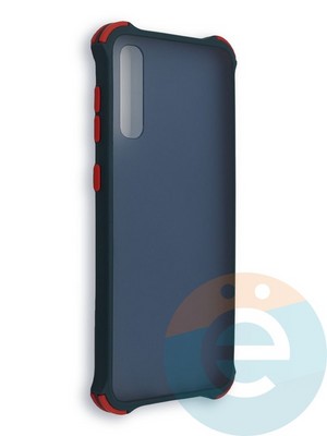 Накладка пластиковая матовая с усиленными углами для Samsung Galaxy A50/A30s зеленая - фото 38458