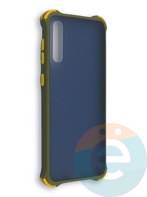 Накладка пластиковая матовая с усиленными углами для Samsung Galaxy A50/A30s хаки - фото 38461