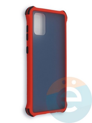Накладка пластиковая матовая с усиленными углами для Samsung Galaxy A71 красная - фото 38469