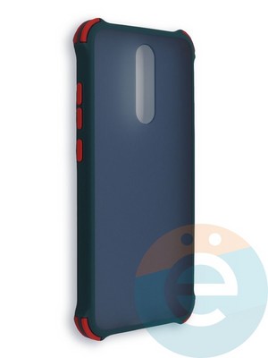 Накладка пластиковая матовая с усиленными углами для Xiaomi Redmi 8 зеленая - фото 38473