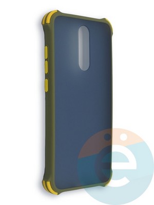Накладка пластиковая матовая с усиленными углами для Xiaomi Redmi 8 хаки - фото 38476
