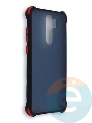 Накладка пластиковая матовая с усиленными углами для Xiaomi Redmi Note 8 Pro черная - фото 38483