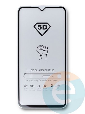 Защитное стекло 9D с полной проклейкой на Xiaomi Redmi 8/8A черное - фото 38762