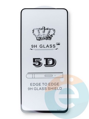 Защитное стекло 9D с полной проклейкой на Xiaomi Redmi Note 9s/Note 9 Pro черное - фото 38770