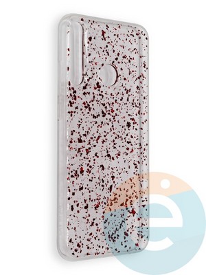 Накладка силиконовая с фольгой для Huawei Honor 9C красная - фото 39024